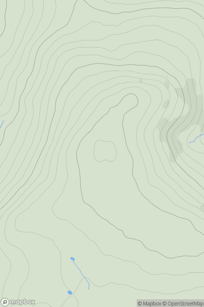 Thumbnail image for Black Hill [South West England] [SX761786] showing contour plot for surrounding peak